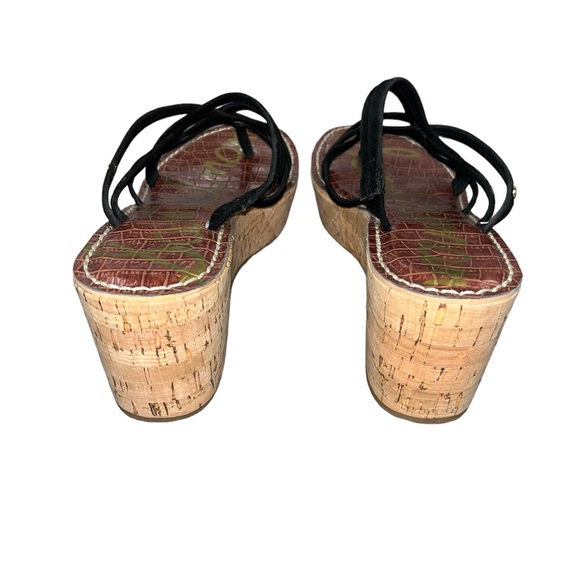 Sam Edelman Reana Wedge Sandal Size 8.5 - Picture 3 of 6